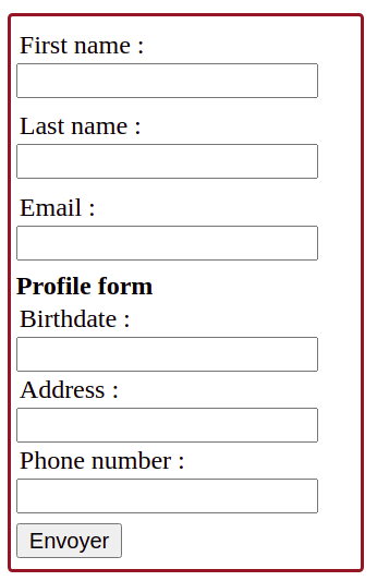 Example of solid-form nested